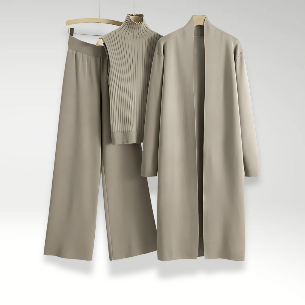 Greeks™ | Luxe driedelige gebreide set