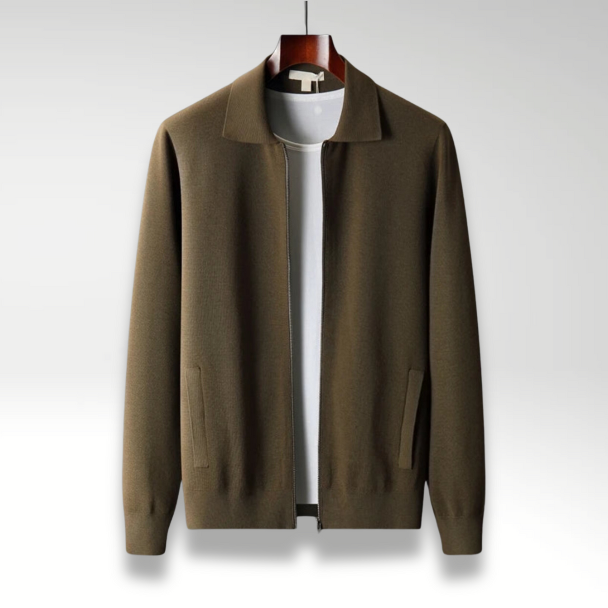 Greeks™ | Merino vest met rits