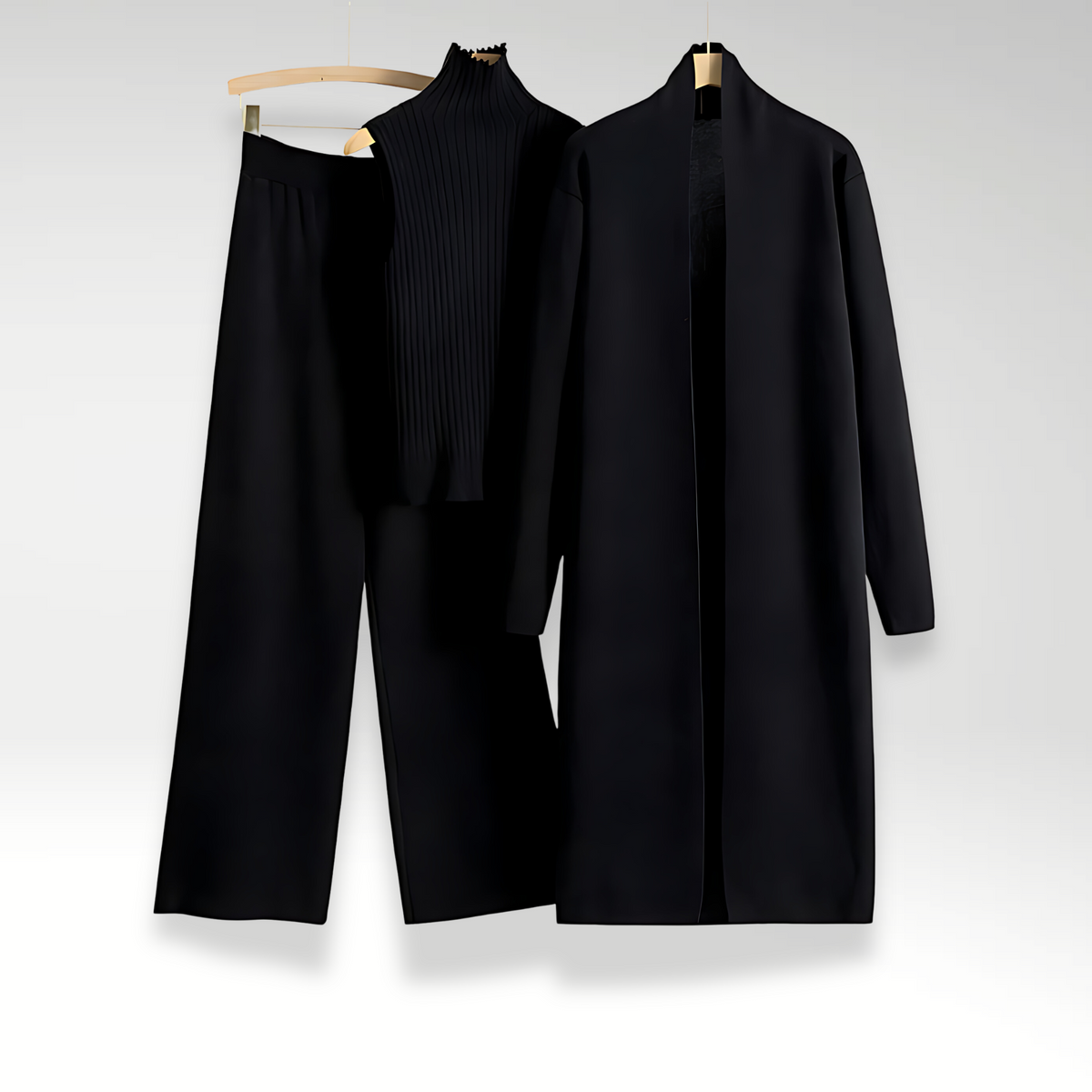 Greeks™ | Luxe driedelige gebreide set