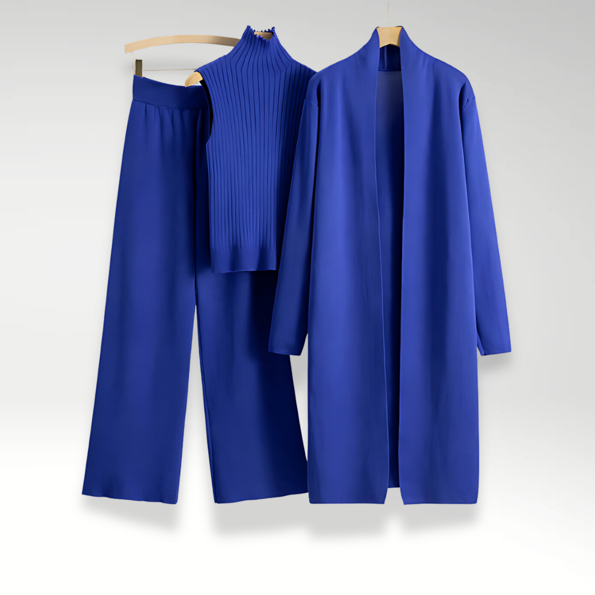 Greeks™ | Luxe driedelige gebreide set