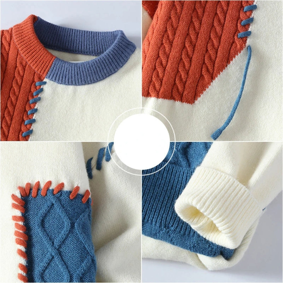 PatchBold - Designer gebreide trui