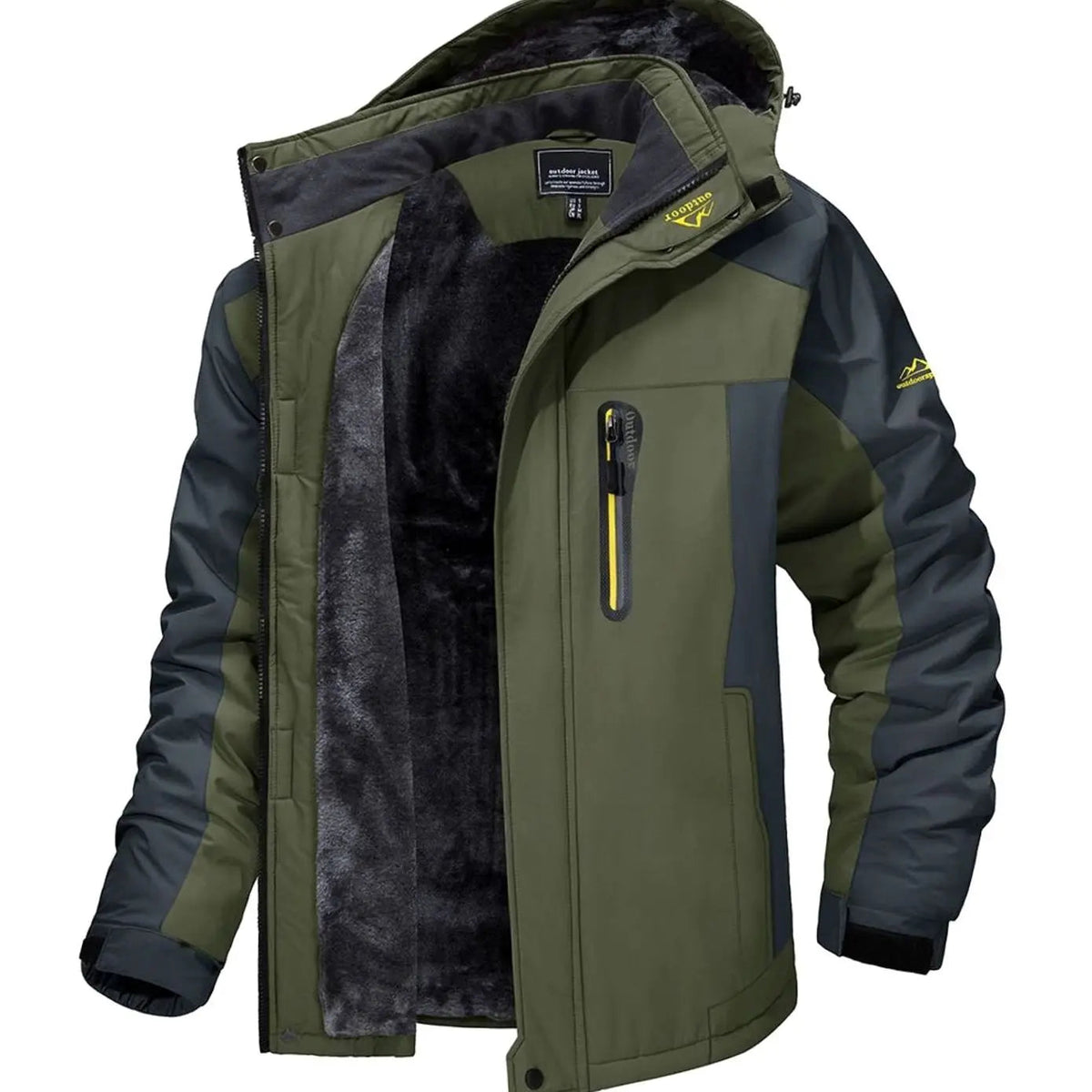 Freddie | Men's Fleece-Lined Hooded Insulated Winter Jackets