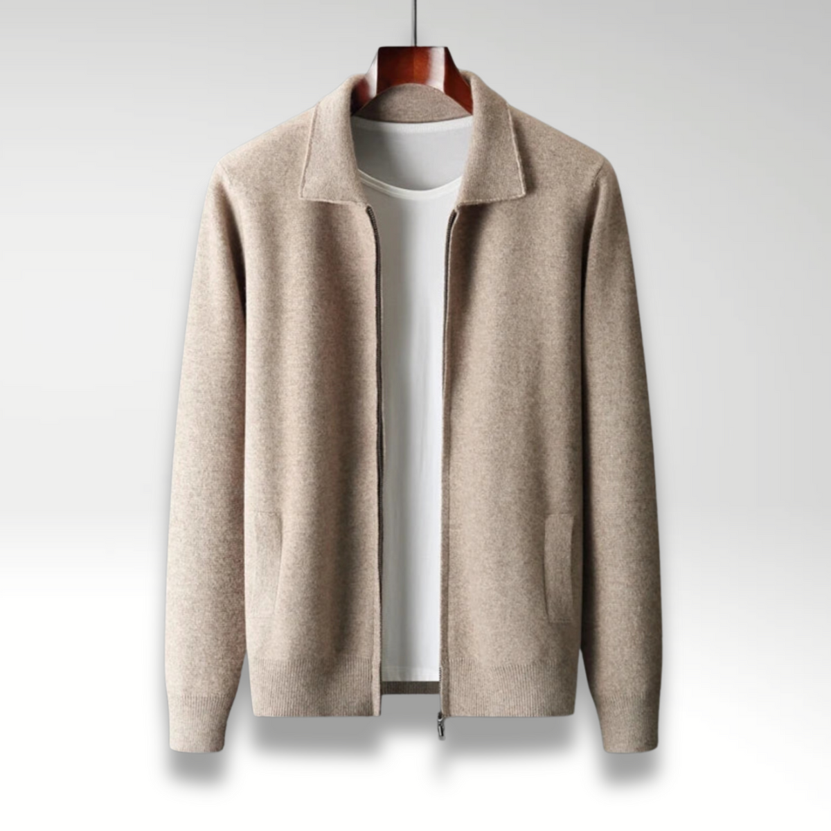 Greeks™ | Merino vest met rits