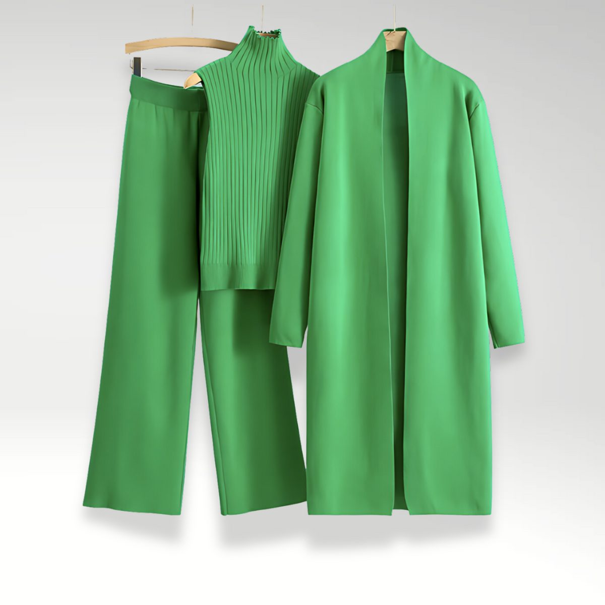 Greeks™ | Luxe driedelige gebreide set