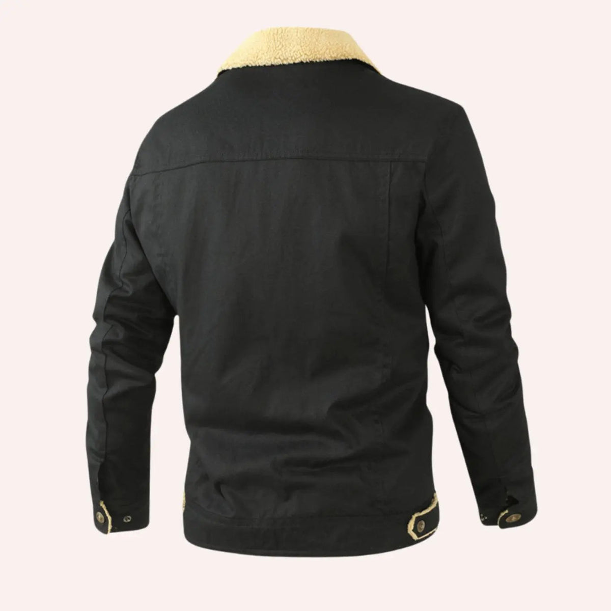 James | Men's Sherpa-Lined Relaxed-Fit Snap-Button Winter Jacket